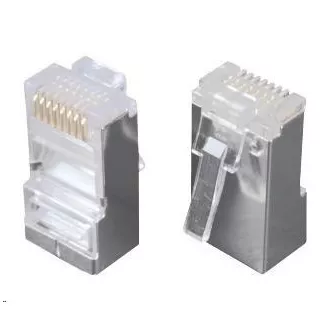 Solarix Konektor RJ45 CAT5E STP 8p8c stíněný neskládaný na licnu / 100 ks KRJ45/5SH Solarix Konektor RJ45 CAT5E STP 8p8c stíněný neskládaný na licnu / 100 ks KRJ45/5SH