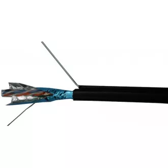 Instalační kabel Solarix venkovní FTP, Cat5E, drát, PE, samonosný, cívka 305m SXKD-5E-FTP-PE-SAM Instalační kabel Solarix venkovní FTP, Cat5E, drát, PE, samonosný, cívka 305m SXKD-5E-FTP-PE-SAM