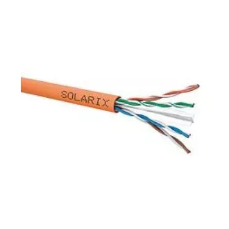 Instalační kabel Solarix UTP, Cat6, drát, LSOHFR, cívka 500m SXKD-6-UTP-LSOHFR-B2ca Instalační kabel Solarix UTP, Cat6, drát, LSOHFR, cívka 500m SXKD-6-UTP-LSOHFR-B2ca