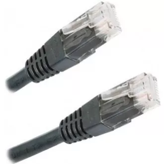 Patch kabel Cat6, UTP - 3m, černý Patch kabel Cat6, UTP - 3m, černý