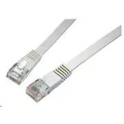 Solarix Patch kabel plochý CAT6 UTP LSOH 0, 5m šedý non-snag-proof C6-111GY-0, 5MB
