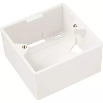 Solarix Zásuvka modulární pro 2 keystony pod omítku bílá SX9-2-0-WH Solarix Zásuvka modulární pro 2 keystony pod omítku bílá SX9-2-0-WH