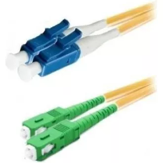 XtendLan duplexní patch kabel SM 9/125, OS2, LC(PC)-SC(APC), LS0H, 1m XtendLan duplexní patch kabel SM 9/125, OS2, LC(PC)-SC(APC), LS0H, 1m