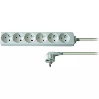 19" rozvodný panel ACAR 8x230V, vypínač, indikátor napětí, přepěťová ochrana, kabel 5m, 1, 5U 19" rozvodný panel ACAR 8x230V, vypínač, indikátor napětí, přepěťová ochrana, kabel 5m, 1, 5U