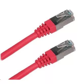 XtendLan patch kabel Cat5E, FTP - 3m, červený XtendLan patch kabel Cat5E, FTP - 3m, červený