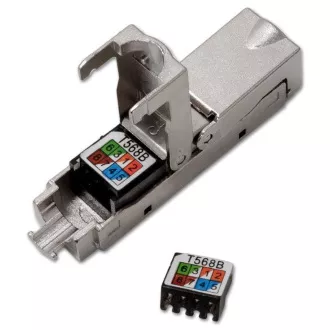 Spojka vodotěsná STP RJ45, Cat5E, Cat6, Cat6A, krytí IP68 Spojka vodotěsná STP RJ45, Cat5E, Cat6, Cat6A, krytí IP68