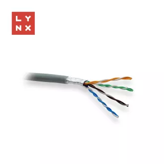 LYNX FTP kabel, Cat5e, LSZH, 0, 5mm, celoměděný, vnitřní, šedý, box 305m LYNX FTP kabel, Cat5e, LSZH, 0, 5mm, celoměděný, vnitřní, šedý, box 305m