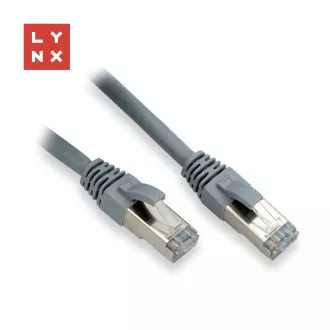 LYNX FTP patch kabel Cat6, PVC, 0, 3m, šedý (balení obsahuje 10ks) LYNX FTP patch kabel Cat6, PVC, 0, 3m, šedý (balení obsahuje 10ks)