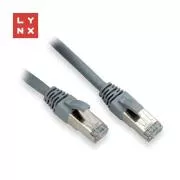 LYNX FTP patch kabel Cat6, PVC, 2m, šedý
