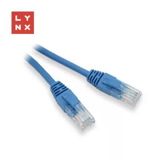 LYNX UTP patch kabel Cat5e, PVC, CCA, 7m, modrý LYNX UTP patch kabel Cat5e, PVC, CCA, 7m, modrý