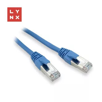 LYNX FTP patch kabel Cat5e PVC, CCA, 5m, modrý LYNX FTP patch kabel Cat5e PVC, CCA, 5m, modrý