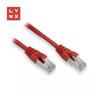 LYNX FTP patch kabel Cat5e PVC, CCA, 0, 5m, červený (balení obsahuje 10ks) LYNX FTP patch kabel Cat5e PVC, CCA, 0, 5m, červený (balení obsahuje 10ks)
