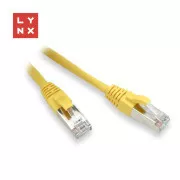 LYNX FTP patch kabel Cat5e PVC, CCA, 7m, žlutý