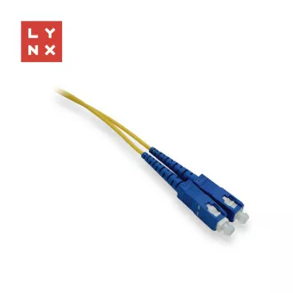 LYNX duplexní patch kabel SM, OS2, SC/SC, 9/125µm, 3m LYNX duplexní patch kabel SM, OS2, SC/SC, 9/125µm, 3m