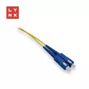 LYNX duplexní patch kabel SM, OS2, SC/SC, 9/125µm, 15m
