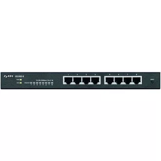 Zyxel GS1900-8 8-port Desktop Gigabit Web Smart switch: 8x Gigabit metal, IPv6, 802.3az (Green), fanless v2 Zyxel GS1900-8 8-port Desktop Gigabit Web Smart switch: 8x Gigabit metal, IPv6, 802.3az (Green), fanless v2