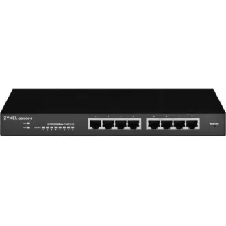 Zyxel GS1900-8 8-port Desktop Gigabit Web Smart switch: 8x Gigabit metal, IPv6, 802.3az (Green), fanless v2 Zyxel GS1900-8 8-port Desktop Gigabit Web Smart switch: 8x Gigabit metal, IPv6, 802.3az (Green), fanless v2