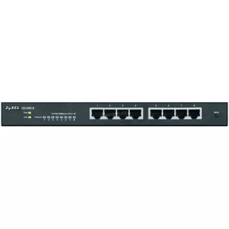 Zyxel GS1900-8 8-port Desktop Gigabit Web Smart switch: 8x Gigabit metal, IPv6, 802.3az (Green), fanless v2 Zyxel GS1900-8 8-port Desktop Gigabit Web Smart switch: 8x Gigabit metal, IPv6, 802.3az (Green), fanless v2