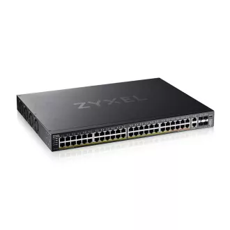 Zyxel XGS2220-54HP, L3 Access Switch, 600W PoE, 40xPoE+/10xPoE++, 48x1G RJ45 2x10mG RJ45, 4x10G SFP+ Uplink, incl. 1 yr Zyxel XGS2220-54HP, L3 Access Switch, 600W PoE, 40xPoE+/10xPoE++, 48x1G RJ45 2x10mG RJ45, 4x10G SFP+ Uplink, incl. 1 yr