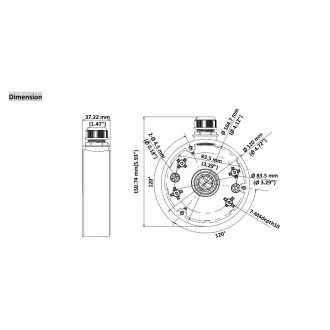 HIKVISION DS-1280ZJ-DM46, patice pro kameru HIKVISION DS-1280ZJ-DM46, patice pro kameru