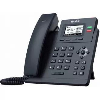 Yealink SIP-T31 IP telefon, 2, 3" 132x64 grafický, 2x RJ45 10/100, 2x SIP, s adaptérem Yealink SIP-T31 IP telefon, 2, 3" 132x64 grafický, 2x RJ45 10/100, 2x SIP, s adaptérem