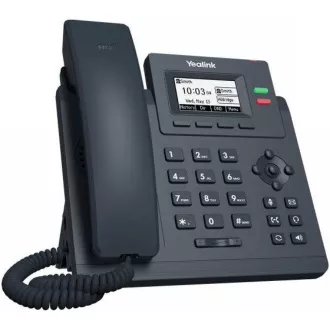 Yealink SIP-T31 IP telefon, 2, 3" 132x64 grafický, 2x RJ45 10/100, 2x SIP, s adaptérem Yealink SIP-T31 IP telefon, 2, 3" 132x64 grafický, 2x RJ45 10/100, 2x SIP, s adaptérem