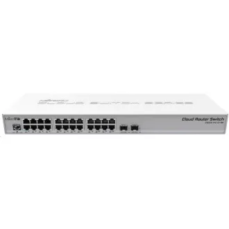 MikroTik Cloud Router Switch CRS326-24G-2S+RM, 800MHz CPU, 512MB RAM, 24xLAN, 2xSFP+ slot, vč. L5 MikroTik Cloud Router Switch CRS326-24G-2S+RM, 800MHz CPU, 512MB RAM, 24xLAN, 2xSFP+ slot, vč. L5