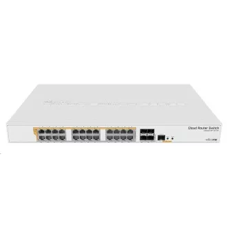 MikroTik Cloud Router Switch CRS328-24P-4S+RM, 800MHz CPU, 512MB RAM, 24xLAN, 4xSFP+ slot, vč. L5 MikroTik Cloud Router Switch CRS328-24P-4S+RM, 800MHz CPU, 512MB RAM, 24xLAN, 4xSFP+ slot, vč. L5