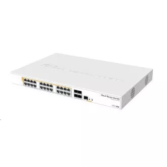 MikroTik Cloud Router Switch CRS328-24P-4S+RM, 800MHz CPU, 512MB RAM, 24xLAN, 4xSFP+ slot, vč. L5 MikroTik Cloud Router Switch CRS328-24P-4S+RM, 800MHz CPU, 512MB RAM, 24xLAN, 4xSFP+ slot, vč. L5