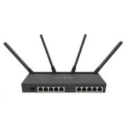 MikroTik RouterBOARDRB RB4011iGS+5HacQ2HnD-IN, quad-core 1.4GHz CPU, 1GB RAM, 10xLAN, 1x SFP+, Wi-Fi 2.4+5GHz (2033Mbps), L5