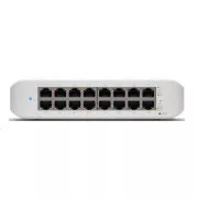 UBNT UniFi Switch USW-Lite-16-PoE [16xGigabit, 8x PoE out 45W, 802.3at/af, 16Gbps]