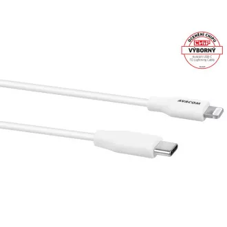 AVACOM MFIC-120W kabel USB-C - Lightning, MFi certifikace, 120cm, bílá AVACOM MFIC-120W kabel USB-C - Lightning, MFi certifikace, 120cm, bílá