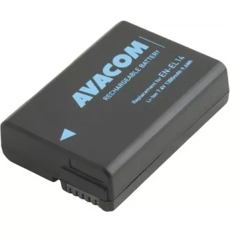 AVACOM Nikon EN-EL14, EN-EL14a, EN-EL14e Li-Ion 7.4V 1300mAh 9.6Wh AVACOM Nikon EN-EL14, EN-EL14a, EN-EL14e Li-Ion 7.4V 1300mAh 9.6Wh