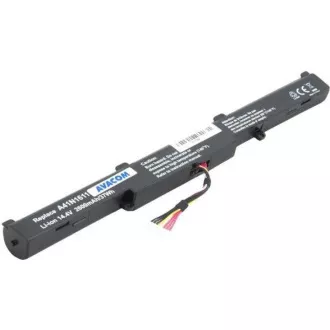 AVACOM baterie pro Asus G553, GL753, N552 Li-Ion 14, 4V 2600mAh 37Wh AVACOM baterie pro Asus G553, GL753, N552 Li-Ion 14, 4V 2600mAh 37Wh