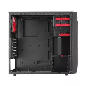 CHIEFTEC skříň Libra Series/Miditower, LF-02B-OP, Black, USB 3.0, bez zdroje