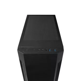 CHIEFTEC skříň AS-01B-OP, mini-ITX, Black, bez zdroje