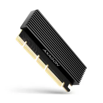 AXAGON PCEM2-XS, PCIe x16 - M.2 NVMe M-key slot adaptér, kryt s chladičem pro pasivní chlazení AXAGON PCEM2-XS, PCIe x16 - M.2 NVMe M-key slot adaptér, kryt s chladičem pro pasivní chlazení