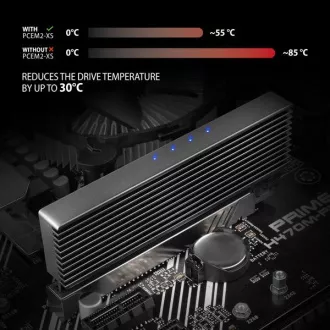AXAGON PCEM2-XS, PCIe x16 - M.2 NVMe M-key slot adaptér, kryt s chladičem pro pasivní chlazení AXAGON PCEM2-XS, PCIe x16 - M.2 NVMe M-key slot adaptér, kryt s chladičem pro pasivní chlazení