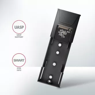 AXAGON EEM2-GTS2, USB-C 10Gbps - M.2 NVMe & SATA SSD kovový THIN box, bezšroubkový AXAGON EEM2-GTS2, USB-C 10Gbps - M.2 NVMe & SATA SSD kovový THIN box, bezšroubkový