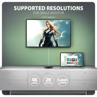 AXAGON HMC-UFO, USB 10Gbps hub, 2x USB-A, USB-C, HDMI 4k/60, RJ-45, M.2 slot, SD/mSD, audio, PD 100W, kabel USB-C 65cm AXAGON HMC-UFO, USB 10Gbps hub, 2x USB-A, USB-C, HDMI 4k/60, RJ-45, M.2 slot, SD/mSD, audio, PD 100W, kabel USB-C 65cm
