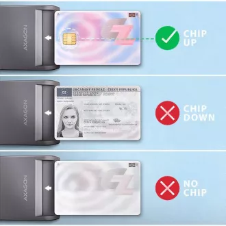AXAGON CRE-SM3TC, USB-C FlatReader čtečka kontaktních karet Smart card (eObčanka), kabel 1.2m AXAGON CRE-SM3TC, USB-C FlatReader čtečka kontaktních karet Smart card (eObčanka), kabel 1.2m