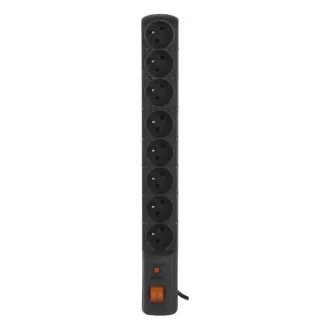 19" rozvodný panel ACAR 8x230V, vypínač, indikátor napětí, přepěťová ochrana, kabel 3m, 1, 5U 19" rozvodný panel ACAR 8x230V, vypínač, indikátor napětí, přepěťová ochrana, kabel 3m, 1, 5U