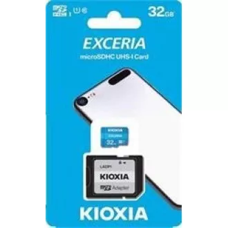 KIOXIA Exceria microSD card 32GB M203, UHS-I U1 Class 10 KIOXIA Exceria microSD card 32GB M203, UHS-I U1 Class 10