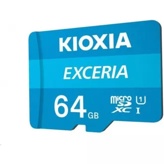 KIOXIA Exceria microSDXC card 64GB M203, UHS-I U1 Class 10 KIOXIA Exceria microSDXC card 64GB M203, UHS-I U1 Class 10