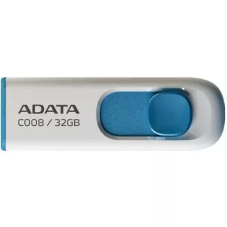ADATA Flash Disk 32GB C008, USB 2.0 Classic, bílá ADATA Flash Disk 32GB C008, USB 2.0 Classic, bílá