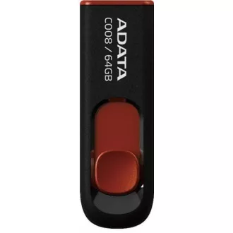 ADATA Flash Disk 64GB C008, USB 2.0 Classic, černá ADATA Flash Disk 64GB C008, USB 2.0 Classic, černá