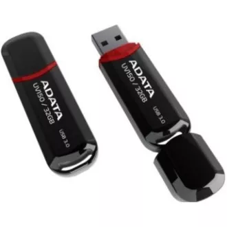 ADATA Flash Disk 32GB UV150, USB 3.1 Dash Drive (R:90/W:20 MB/s) černá ADATA Flash Disk 32GB UV150, USB 3.1 Dash Drive (R:90/W:20 MB/s) černá