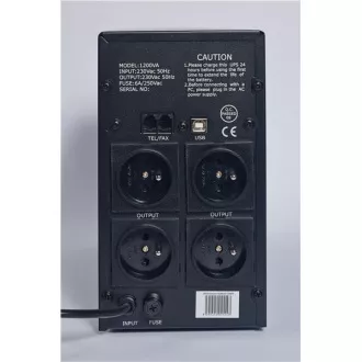 EUROCASE UPS EA200LED 1200VA line interactive EUROCASE UPS EA200LED 1200VA line interactive