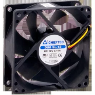 CHIEFTEC větrák AF-0825S, 80x80x25 mm Sleeve Fan, with 3/4pin connector CHIEFTEC větrák AF-0825S, 80x80x25 mm Sleeve Fan, with 3/4pin connector