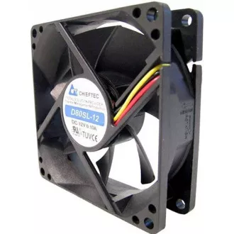 CHIEFTEC větrák AF-0825S, 80x80x25 mm Sleeve Fan, with 3/4pin connector CHIEFTEC větrák AF-0825S, 80x80x25 mm Sleeve Fan, with 3/4pin connector